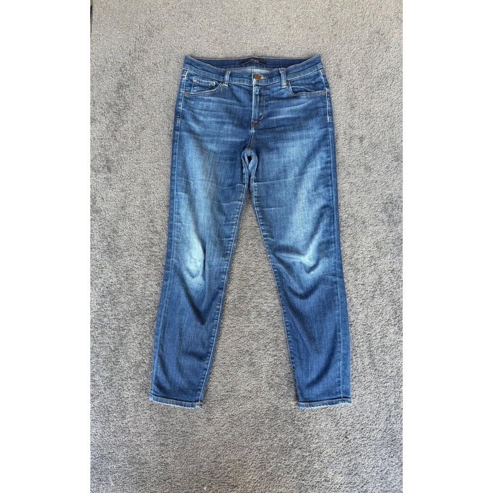 J Brand Mid Rise Skinny Jeans Medium Wash Blue Denim‎ Size 29